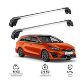 KIA CEED SPORTSWAGON 2019 et modèles ultérieurs TRX2 Thunder Carrier Barres transversales pour galerie de toit 2 barres